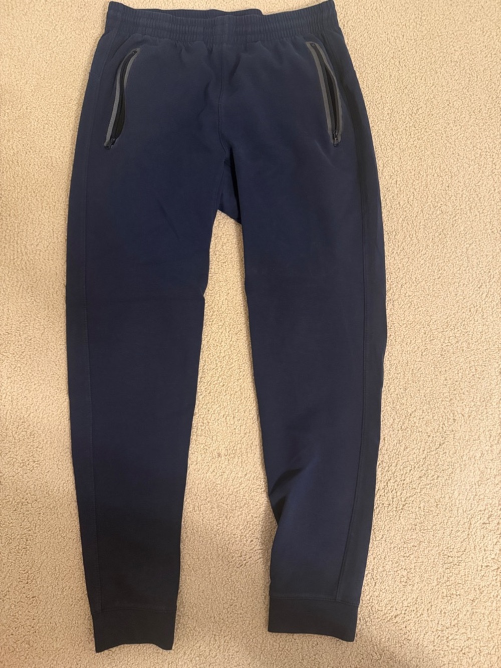 Old Navy Men’s Navy Zip-Pocket Joggers